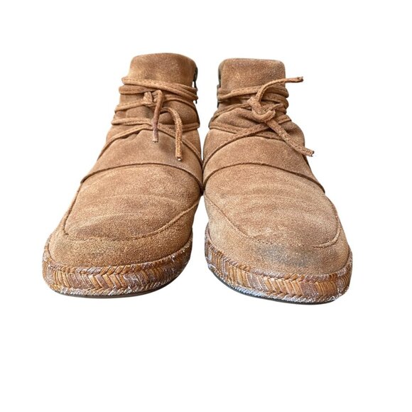 Women’s UGG Reid Moc Suede Leather Lace Up Ankle Bootie - Size 7.5 - Picture 5 of 10